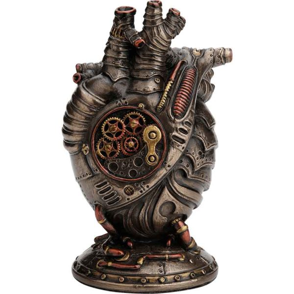 Steampunk Heart Statue