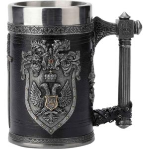 Double Headed Eagle Crest Beer Stein
