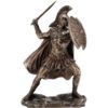 Achilles Wielding Sword and Shield Statue