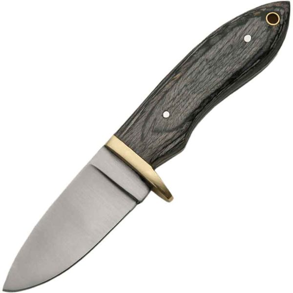 Black Wood Hilt Hunter Knife