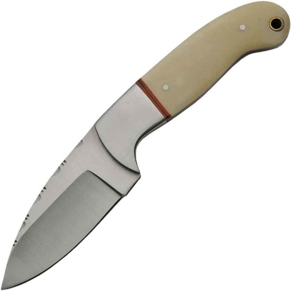 Bone Hilt Filework Skinner Knife