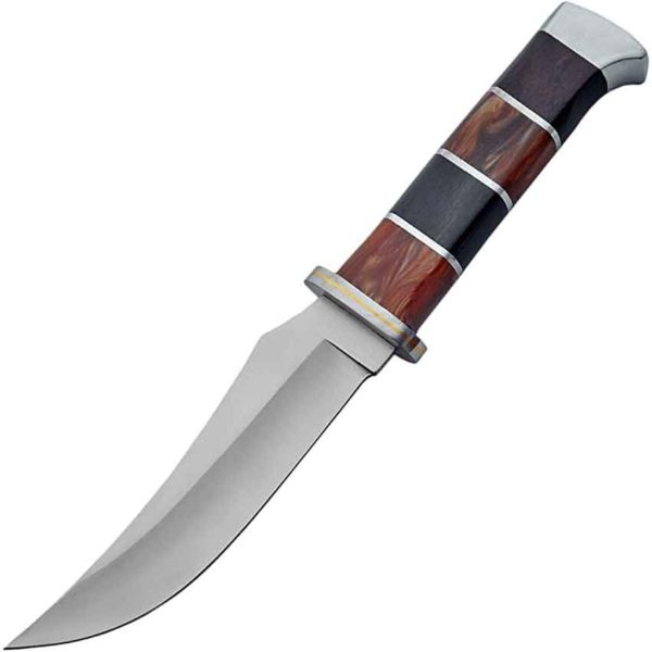 Brown and Black Handle Hunter Knife