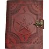Stamped Pentacle Journal with Lock
