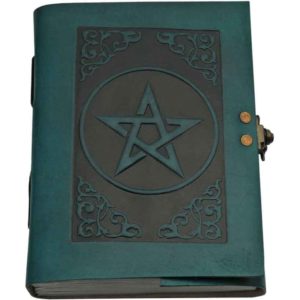 Green Pentagram Journal with Lock