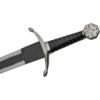 Black and Silver Crusader Sword