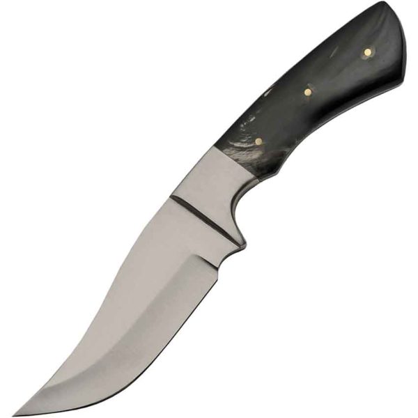 Clip Point Hunting Knife - Horn