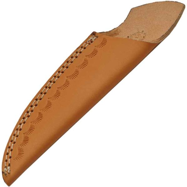 Walnut and Bone Skinner Knife