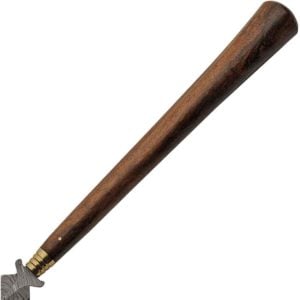 Damascus Short Spear with Sheath