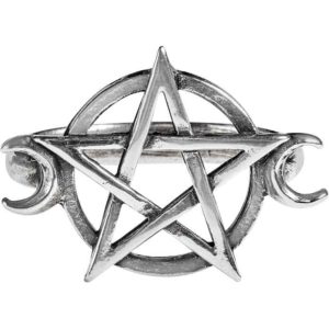 Triple Goddess Pentacle Ring