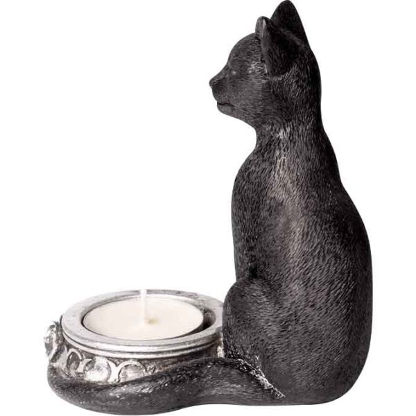 Black Cat Tealight Candle Holder