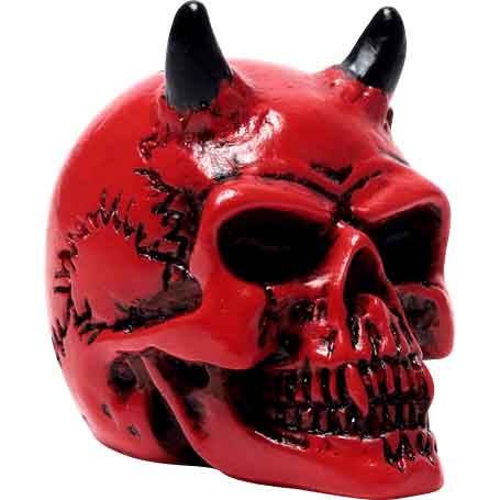 12 mini Skull Gothic Celtic Tribal Figurine Resin Halloween 3 Cm Veronese Studio