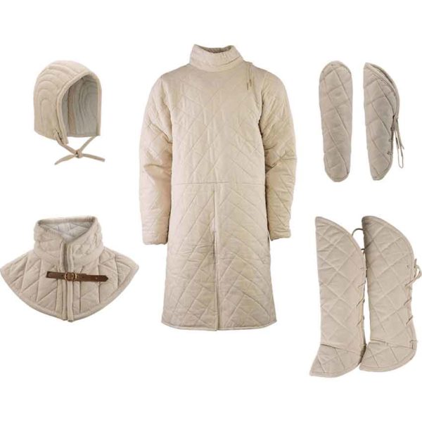 Collared Gambeson and Arming Wear Set