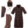 Leopold Suede Arming Wear and Gambeson Set