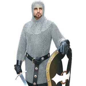 Chainmail Shirt and Coif Set