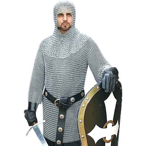 Chainmail Shirt and Coif Set