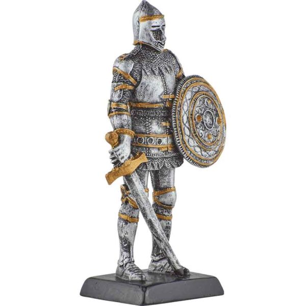 Medieval Swordsman Statue