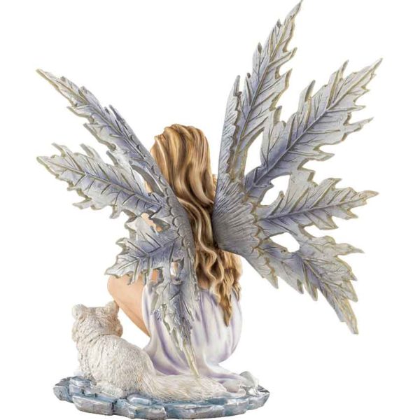 Winter Fairy with Fox Statue