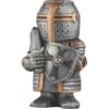 Medieval Crusader Mini Statue