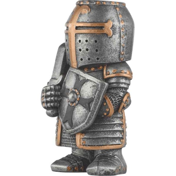 Medieval Crusader Mini Statue