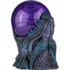 Dragon Head Purple Orb Statue