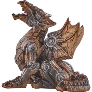 Geared Steampunk Dragon Statue