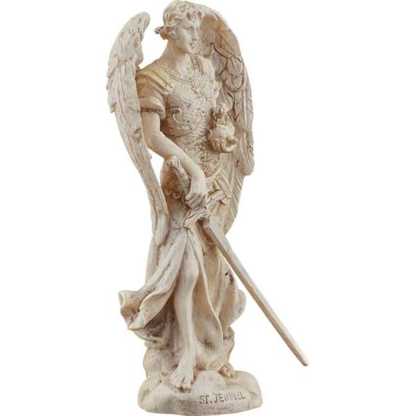 White Archangel Jeudiel of Leadership Statue