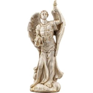 White Archangel Uriel of Poetry Statue