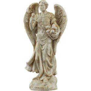 White Archangel Barachiel of Blessings Statue