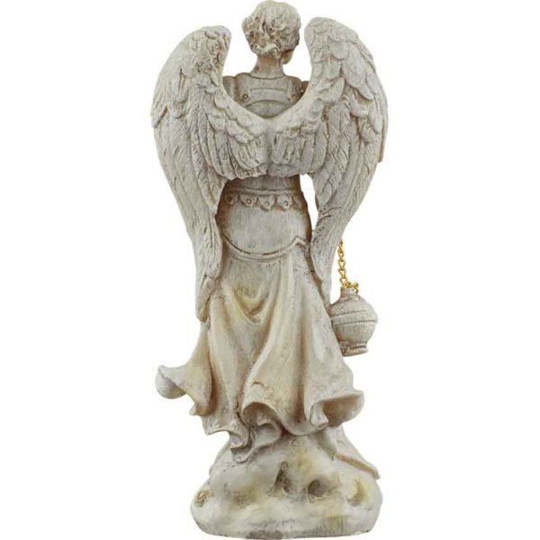 White Archangel Saeltiel of Prayer Statue