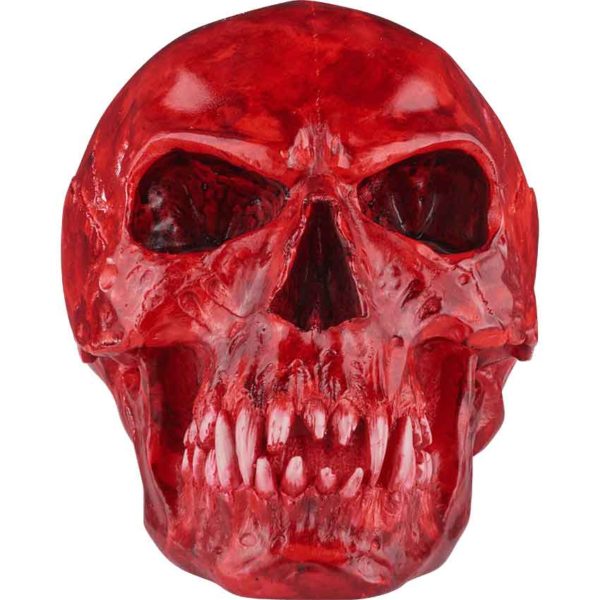 Blood Red Vampire Skull