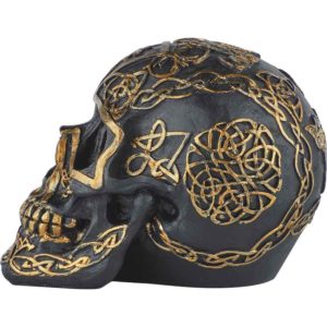 Celtic Cross Black Skull