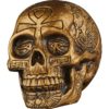 Golden Egyptian Hieroglyph Skull