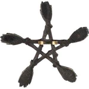 Broom Pentagram Plaque