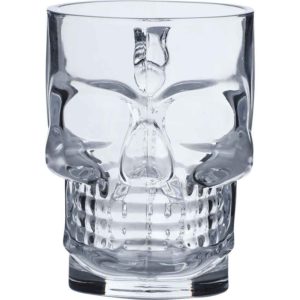 Gothic Skull Drinking Glass