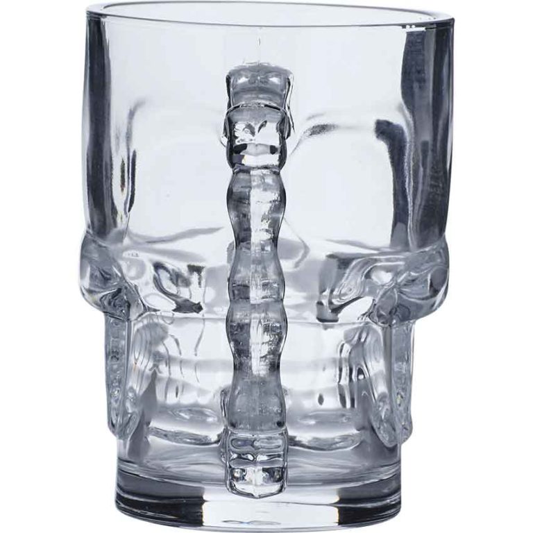 Gothic Skull Drinking Glass