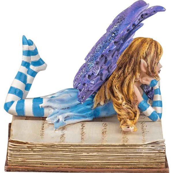 Bookworm Fairy Statue