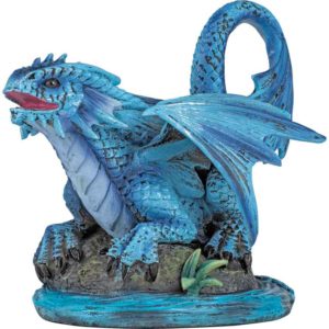 River Water Baby Dragon Statue