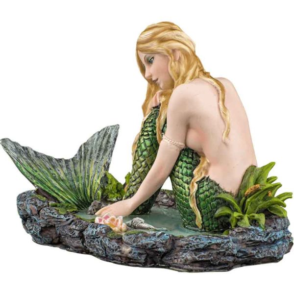 Mermaid in Pond Statue