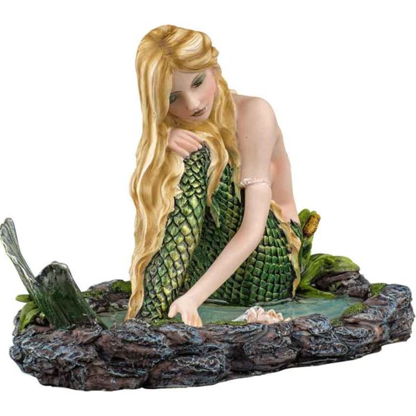 Mermaid in Pond Statue