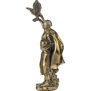 Crusader Falconer Bronze Statue