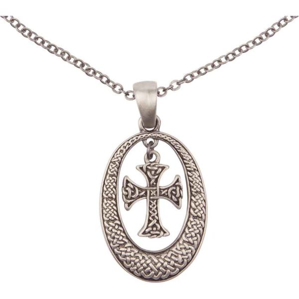 Celtic Hanging Cross Necklace