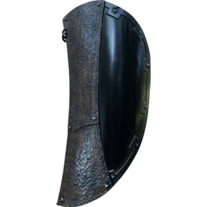 LARP Raider Shield with Rust Patina