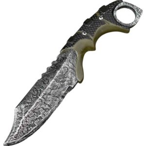 Tactical LARP Throwing Knife - Green