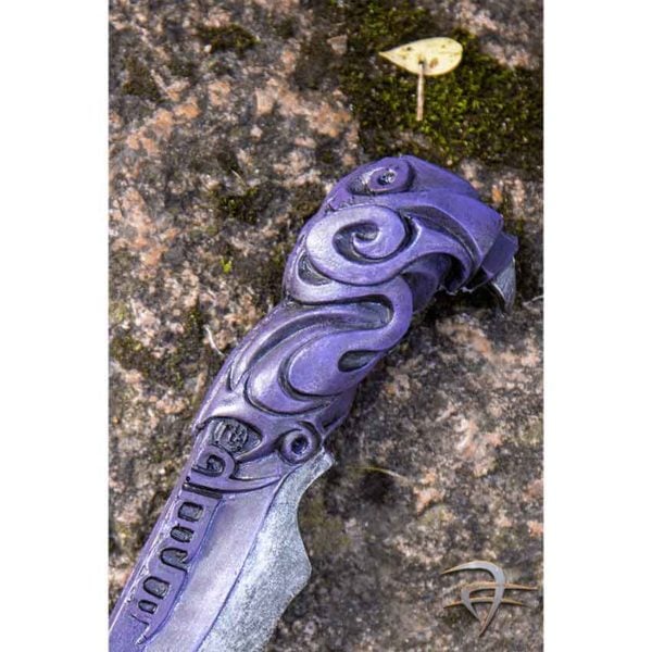 Eldarian LARP Throwing Knife - Purple