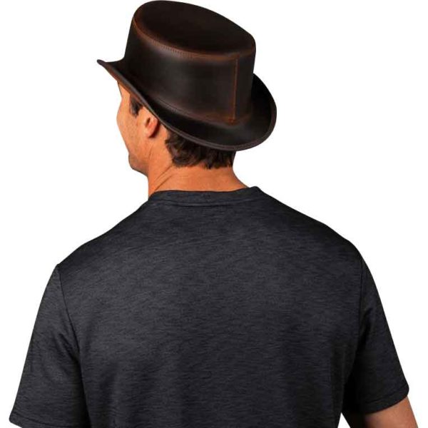 Bromley Leather Top Hat