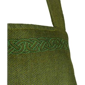Alva Herringbone Apron Dress