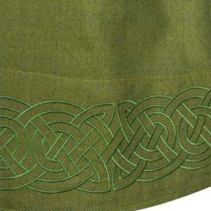 Alva Herringbone Apron Dress