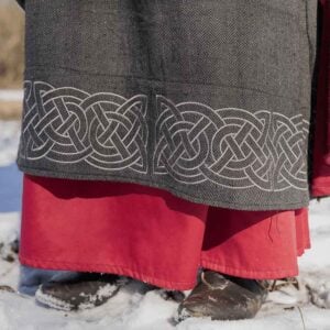 Alva Herringbone Apron Dress