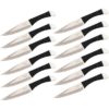 Set of 12 Silver Aero Throwing Knives