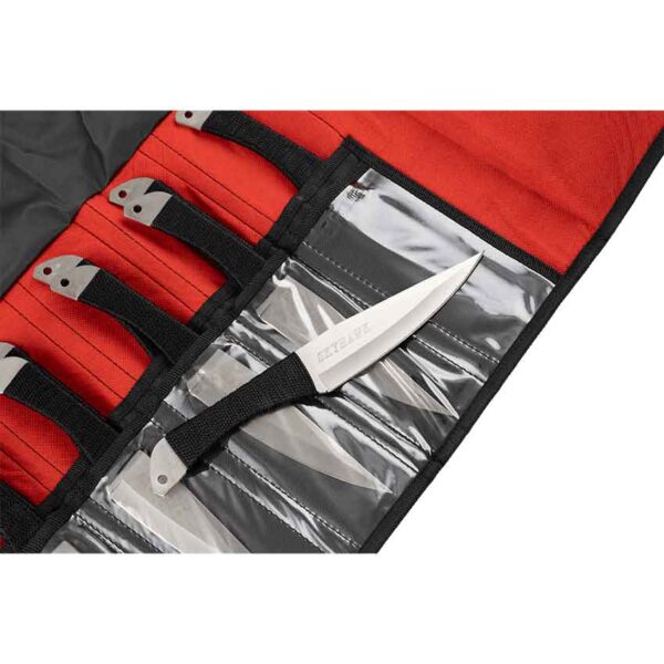 Set of 12 Silver Aero Throwing Knives